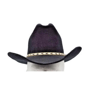 Pigalle | Accessories | Pigalle Mens Black Felt Cowboy  display picture 2